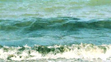 蓝绿色藻类<strong>海洋污染</strong>环境<strong>污染</strong>海滩